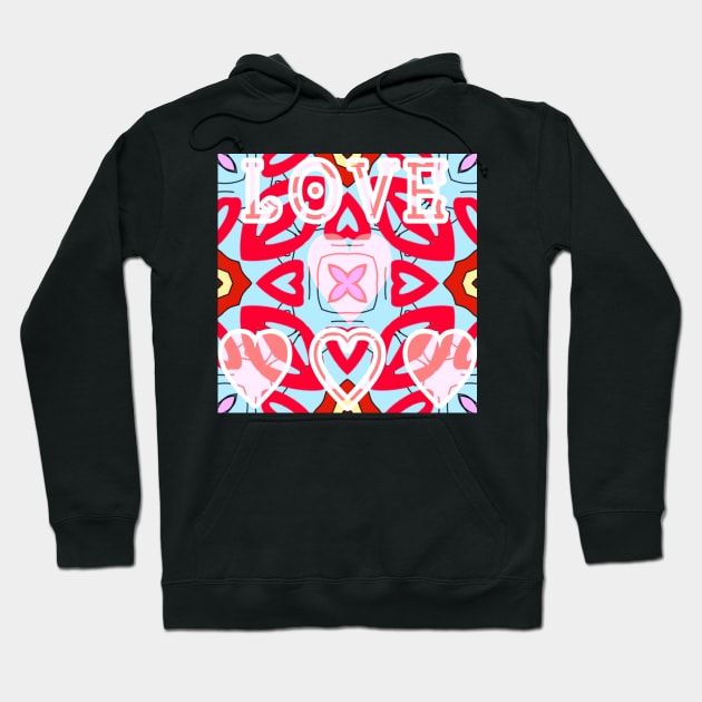 “ Love “ Best Gift for Valentine Hoodie by Grafititee